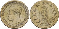 Norwegen 50 Öre Schwed. Herrschaft
