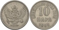 Montenegro 10 Para Nikolaus I.