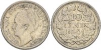Niederlande 10 Cents Wilhelmina