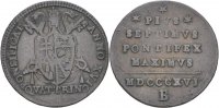 Vatikan 1 Quattrino Pius VII. -