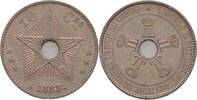 Belgien Congo 10 Centimes Leopold II. von Belgien (1865-1909)