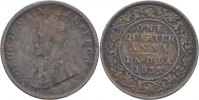 Britisch Indien 1/4 Anna Georg V.