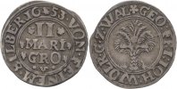 Waldeck 2 Mariengroschen Georg Friedrich, Johann und Heinrich Wolrad, 1645-1664