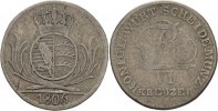Württemberg 6 Kreuzer Friedrich I.