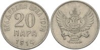 Montenegro 20 Para Nikolaus I.