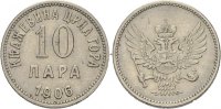 Montenegro 10 Para Nikolaus I.