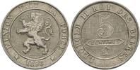 Belgien 5 Centimes Leopold II. -