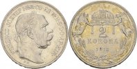 Ungarn 2 Korona Franz Josef I.