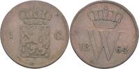 Niederlande 1 Cent Wilhelm III.