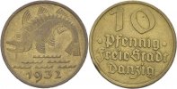 Danzig 10 Pfennig Dorsch