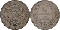 Luxemburg 10 Centimes Wilhelm III. von Niederlande
