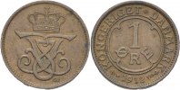 Dänemark 1 Öre Frederik VIII.