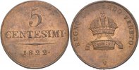 Austria Lombardei Venetien Venedig 5 Centesimi Franz II./I., 1792-1835