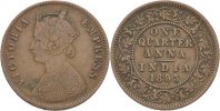 Britisch Indien 1/4 Anna Victoria