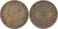 Britisch Indien 1/4 Anna Victoria