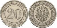 Kaiserreich 20 Pfennig Wilhelm I.