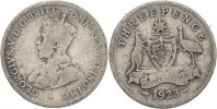 Australien 3 Pence Georg V. -