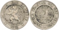 Belgien 5 Centimes Leopold I.