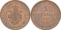 Sachsen 5 Pfennige Johann, 1854-1873. -