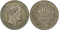 Dänemark 16 Skilling Frederik VII.