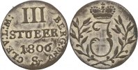 Berg, Herzogtum 3 Stüber Joachim, 1806-1808.
