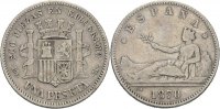 Spanien 1 Peseta Prov. Regierung