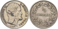 Dänemark 1/2 Rigsdaler Frederik VII.