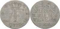 Mecklenburg Strelitz 1/48 Taler Adolf Friedrich IV., 1752-1794