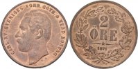 Schweden 2 Öre Carl XV. Adolf