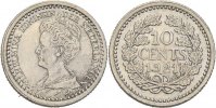 Niederlande 10 Cents Wilhelmina