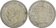 Niederlande 10 Cents Wilhelmina