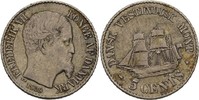 Dänisch Westindien 5 Cents Frederik VII. 1848-1863