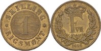 Dänemark 1 Rigsmont Skilling Frederik VII.