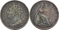 Grossbritannien Farthing George IV., 1820-1830
