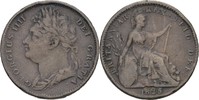 Grossbritannien Farthing George IV., 1820-1830