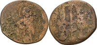 Byzanz Islam Gegenstempel auf Follis
