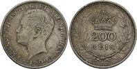 Portugal 200 Reis Manuel II.