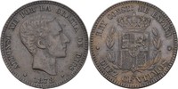 Spanien 10 Centimos Alfonso XII., 1874-1885.