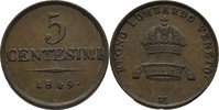 Austria Lombardei Milano 5 Centesimi franz Joseph, 1848-1916.
