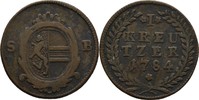 Salzburg Kreuzer Hieronymus Graf Colloredo, 1772-1803