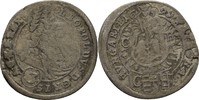 RDR Ungarn Preßburg 3 Kreuzer Leopold I., 1657-1705