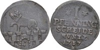 Anhalt Bernburg Pfennig Viktor Friedrich, 1721-1765