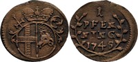 Fulda, Abtei Pfennig Amand v. Buseck, 1737-1756