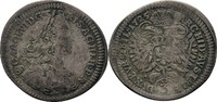 RDR Schlesien Breslau 3 Kreuzer Karl VI., 1711-1740.