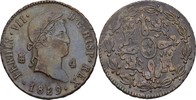 Spanien Segovia 4 Maravedis Ferdinand VII., 1808-1833