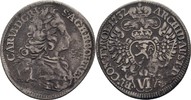 RDR Böhmen Prag VI Kreuzer Karl VI., 1711-1740.