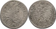 RDR Schlesien Breslau 3 Kreuzer Leopold I., 1657-1705
