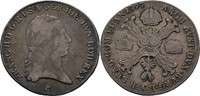 RDR Böhmen Prag 1/2 Kronentaler Franz II./I., 1792-1835.
