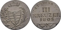 Sachsen Coburg Saalfeld 3 Kreuzer Franz Friedrich Anton, 1800-1806.