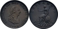 Großbritannien Farthing George III., 1760-1820.